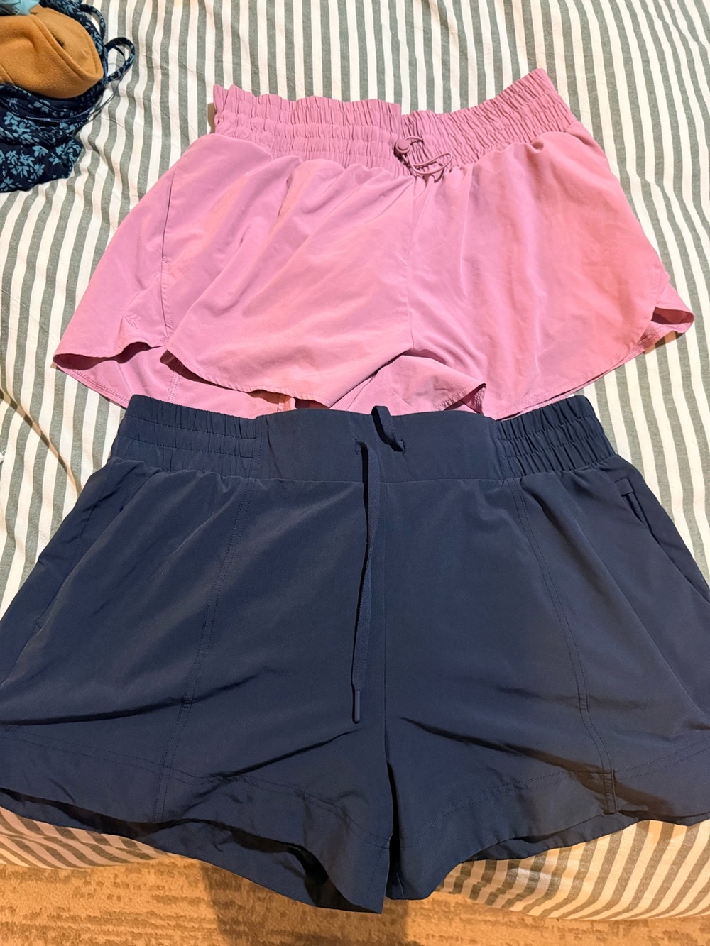 all in motion Pink & Navy Athletic Shorts Duo